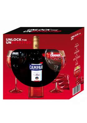 Campari Gift Set 70cl