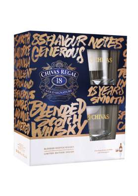 Chivas Regal 18 ani Gift Set 70cl
