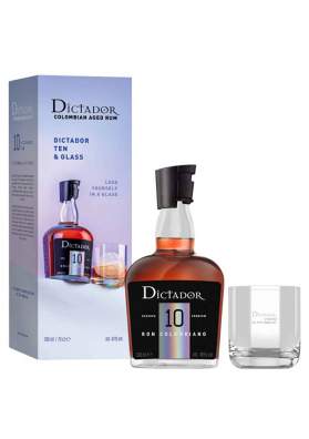 Dictador 10 ani Giftset 70cl