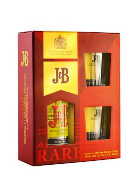 J&B Rare Gift Set 70cl