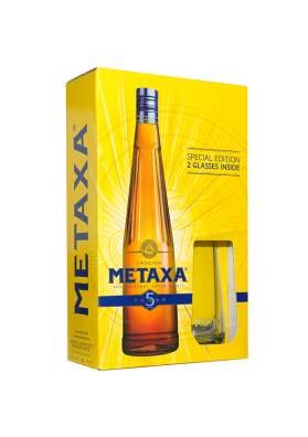 Metaxa 5* Gift Box 70cl