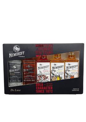 Nemiroff DeLuxe Vodka Set 5×0.1L