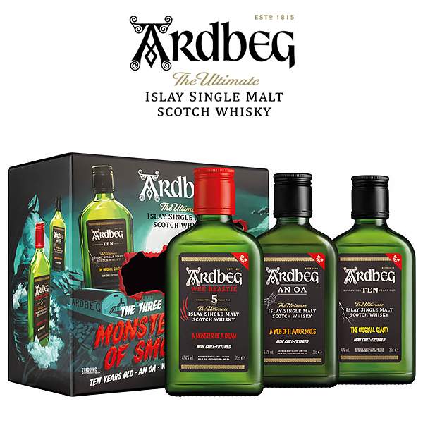 Ardbeg Monsters Of Smoke 3 x 20cl