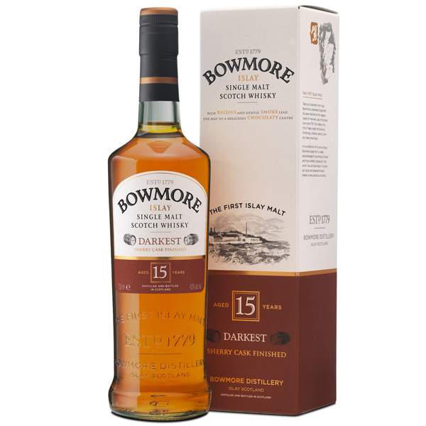 Bowmore Darkest 15 ani 70cl