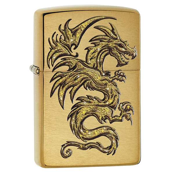 Bricheta Zippo  Dragon Design