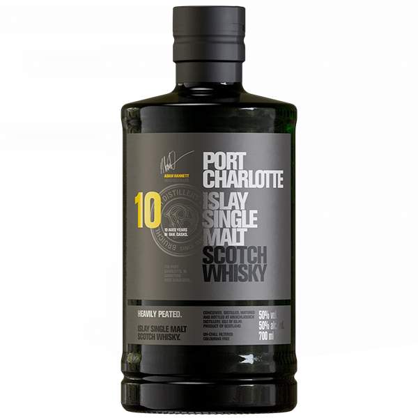 Bruichladdich Port Charlotte Heavily Peated 10 ani 70cl