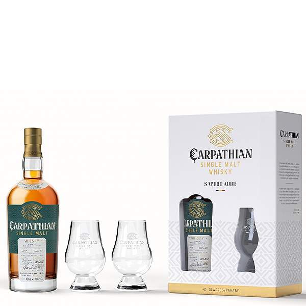 Carpathian Single Malt Feteasca Neagra Giftset 0.7L