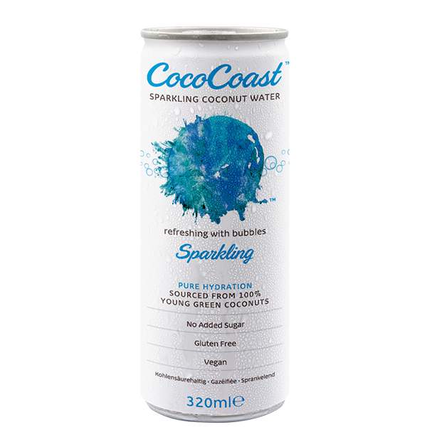 Cococoast Sparkling Coconut Water 0.32L