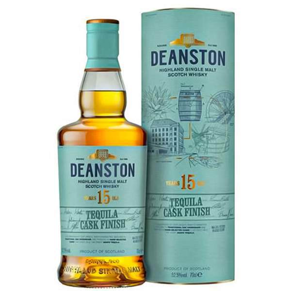 Deanston 15 ani Tequila Cask Finish Whisky 70cl