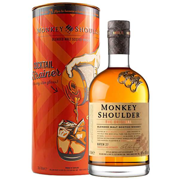 Monkey Shoulder Strainer Gift Set 70cl