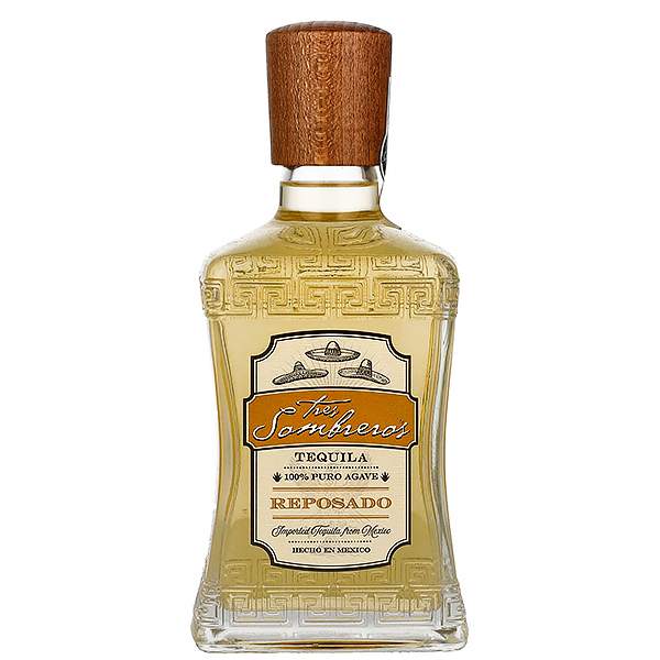 Tres Sombreros 100% Agawe Reposado 70cl