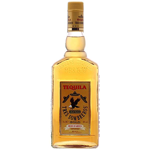 Tres Sombreros Gold 70cl