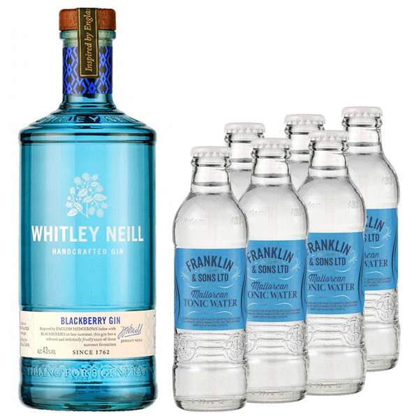 Whitley Neill Blackberry 0.7L & Tonic Gift Set